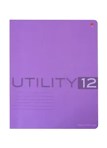 Тетрадь в клетку Альт, Utility, 12 листов, в ассортименте