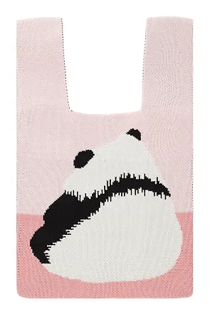 Сумочка вязаная Панда сидит (текстиль) (20х33) (12-11515-B007) 3045430