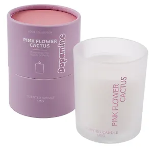 Свеча в тубусе Пастель лавандовая (8х8,5) 3104721