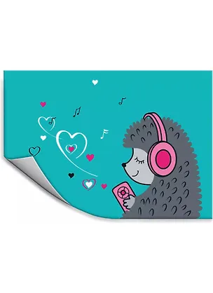 Клеенка для уроков труда "Ежик", 50 х 70 см 259817