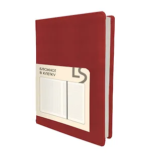 Записная книжка А6+ 136л кл. "Maple. Red" иск.кожа с поролоном, ляссе, скругл.углы, инд.уп. 3126015