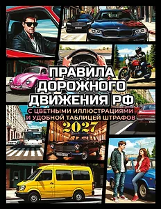 Правила дорожного движения на 2027 год с цветными иллюстрациями и удобной таблицей штрафов