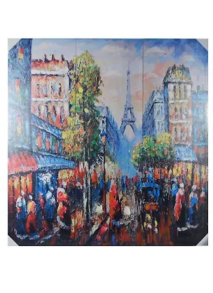 Картина-репродукция из трех частей (без рамки) (29040) (78х80х3) 2345347