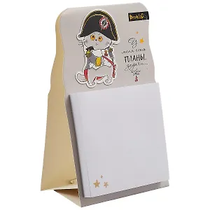 Блок бумаги 70*70мм самоклеящийся "Басик"