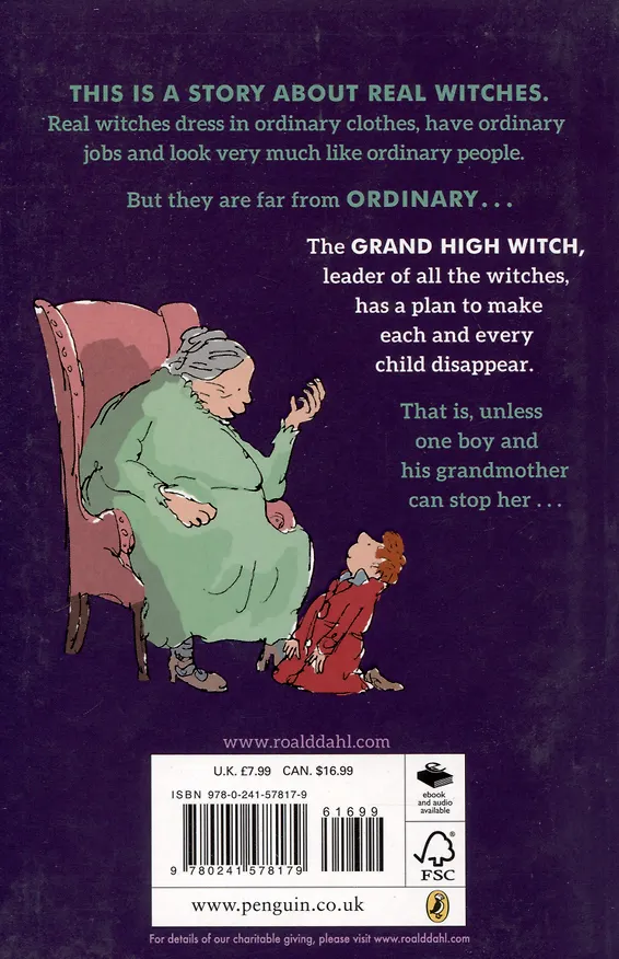 Книга The Witches (Роальд Даль) — 2