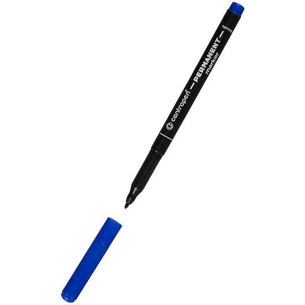 Маркер перманентный Centropen, синий 1 мм 261368 — 2