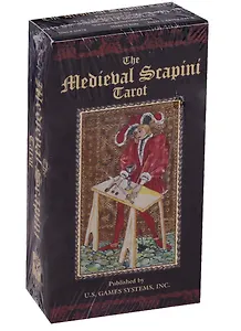 Таро Аввалон, Medieval Scapini Tarot Средневековое Таро Скарпини (карты+инструкция на англ. яз.) (коробка) (ПИ)