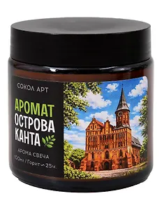  Свеча ароматическая Остров Канта (Калининград) (100мл) (FH076) 