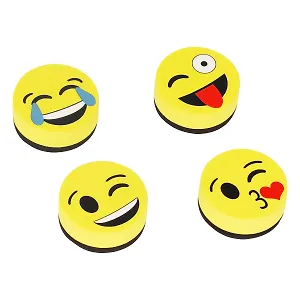 Губка для стирания магнитная "Смайлик", для доски, ассорти