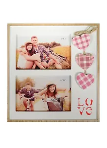 Фоторамка Любовь для 2-х фото (26х28см) (MDF) (138530)