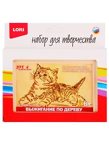 Набор для творчества LORI Выжигание в рамке Котёнок Вр-008