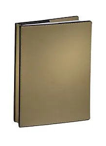 Ежедневник недат. А5 160л "Barcelona" серый, иск.кожа, съем.обл, прострочка, In Folio