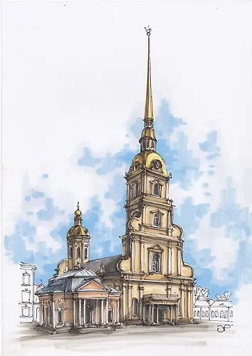 Открытка 10*15см А.Подосиновик St.Petetrsburg Арт.8089 351488 — 1