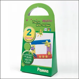 Паста для лепки 2 уровень Рамка (3+) (081271) (упаковка) 2316406