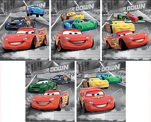 Тетрадь 18л кл. "Cars" карт.обл., твин УФлак, ассорти, Disney