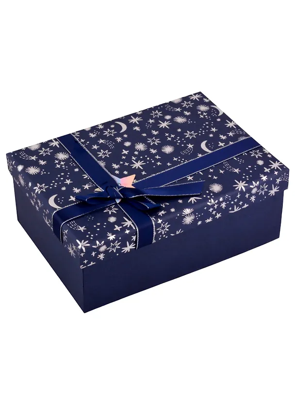Коробка подарочная "Звездная ночь" 19*12.5*8см. картон 261529 — 1