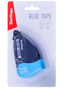 Лента клеящая 8мм*15м, блистер, Berlingo