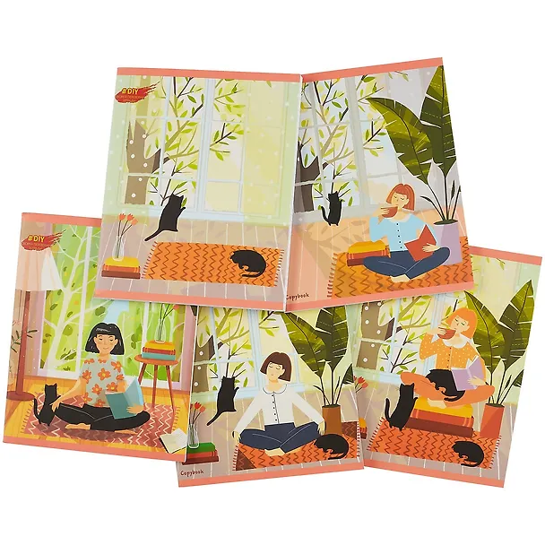 Тетрадь общая «DIY Collection. Уют», 96 листов в клетку, А5, в ассортименте - Listoff 259588 — 8
