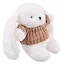 Мягкая игрушка Зайка белый в свитере (20см) (14-0753-202505-T23) — 3103138 — 2