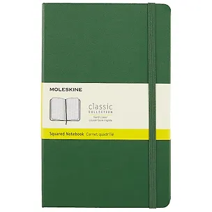 Записная книжка Moleskin Classic Large, зелёная, 120 листов, А5 251303