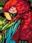 Алмазная мозаика "Попугай Ара", 30х40 см — 2956198 — 3