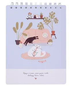 Скетчбук 156*207 45л "Mur-Mur", шалость, мягк.переплет, микротекстурирование, ламинация, спираль, бумага 190г/м2