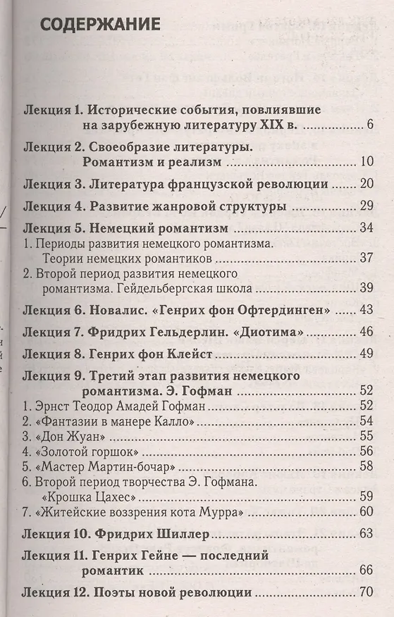 Книга Зарубежная литература XIX века: конспект лекций (Юлия Шамшина) — 2