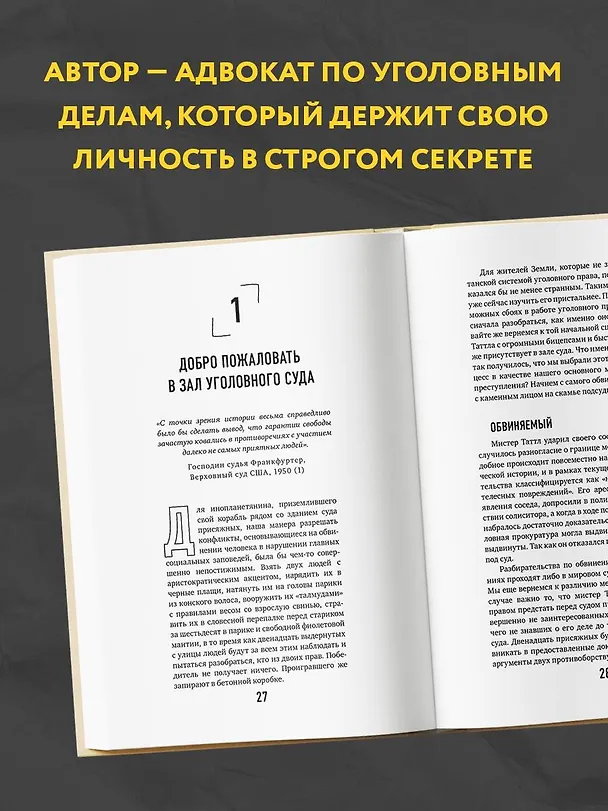 Книга Тайный адвокат. Ложные приговоры, неожиданные оправдания и другие игры в справедливость (Тайный адвокат) — 7