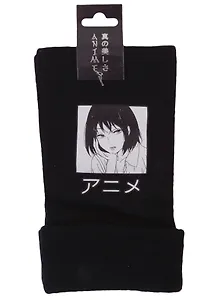 Перчатки без пальцев Аниме Девушка (Дзё) (текстиль) (15х8,5)