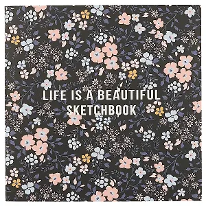 Скетчбук «Camilla», 40 листов, 17 х 17 см