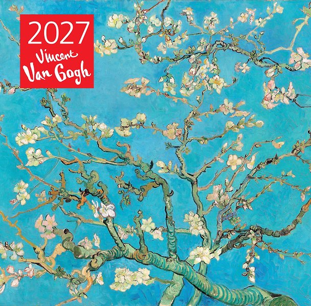 Календарь 2027г 300*300 "Винсент Ван Гог. Ветка миндаля" настенный, на скрепке 3172916 — 1