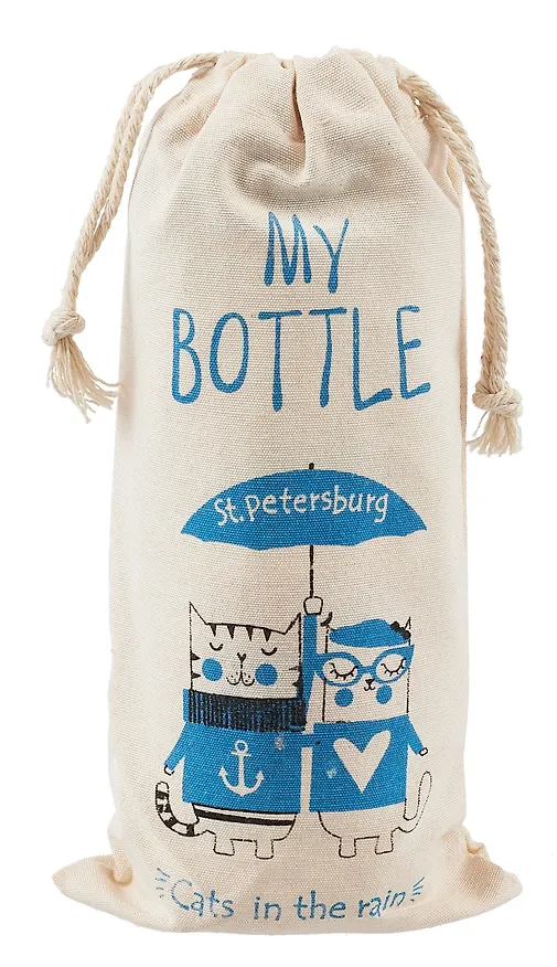Бутылочка My bottle с сумочкой СПб Cats in the rain (500 мл) (12-Unicorn-MF-009) 2712720 — 4