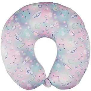 Подушка на шею с кнопкой «Космос», (30х30 см), (градиент) 2869516