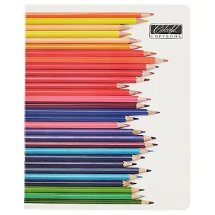 Тетрадь в линейку ПЗБМ, "Яркие полоски", 48 листов, в ассортименте 246931