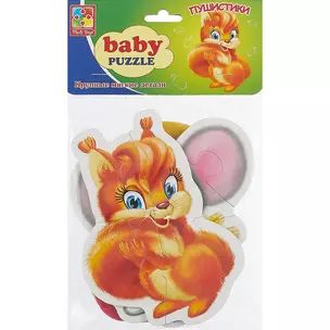 Игровой набор, ТМ Vladi Toys, Мягкие пазлы Baby puzzle Пушистики — 2419543 — 1