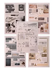 Набор стикеров "Строгие" (5 листов)