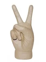 Фигурка из папье-маше объемная Рука/знак Victory (AC370) (5,9х4,7х13см)