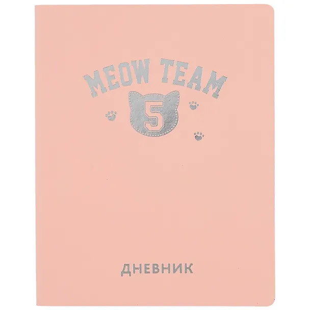 Дневник школьный Listoff, "Silver Lines. Meow" 259225 — 1