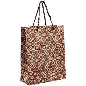 Подарочный пакет «Яркие круги», А5
