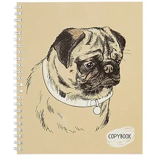 Тетрадь в клетку Listoff, Sketch dog, 48 листов, в ассортименте 259465