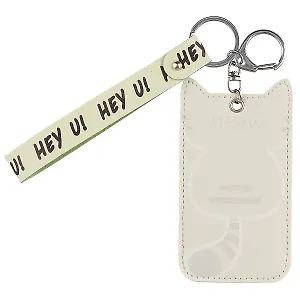 Чехол для карточек с ушками Котик Meow (PU) (11×7) (12-7260A-4)