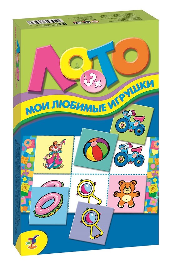 Лото мини Мои любимые игрушки (2261) (3+) (коробка) 2344345 — 1