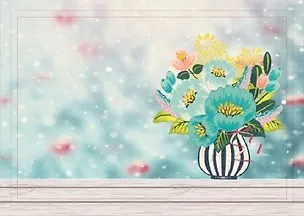 Алмазная мозаика Открытка 13х18 Букет тюльпанов (Арт. М-9365) 343657