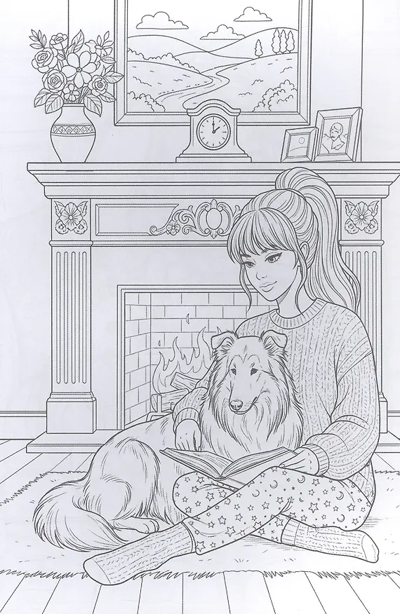 Книга Раскраска. Girls & Cats () — 3
