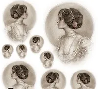 Салфетка для декупажа на стекле Леди Мэри (008426)