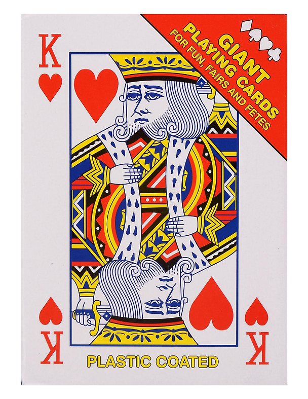 Карты игральные 54 шт. Большие, размер 17*12 см 3175669 — 1