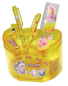 Набор канцелярский (ручка шар.автом., карандаш мех.0,5мм, секц.ластик) блист., ассорти, WINX