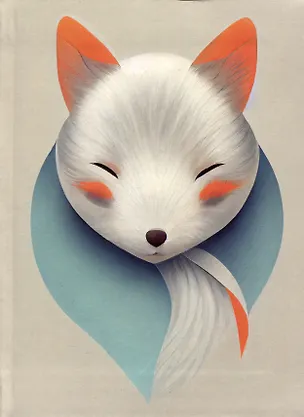 Книга для записей А6 64л кл. "Лис" инт.переплет, глянцевая ламинация, офсет 2994934