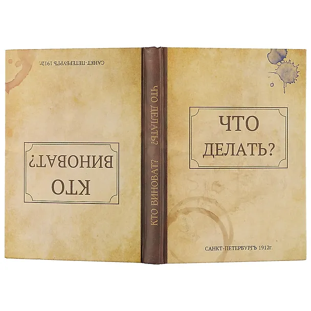 Блокнот «Кто виноват? Что делать?», 192 страницы, А5 2341308 — 3
