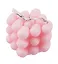 Свеча ароматическая Bubble Сердечки (розовая) (6х6) (ПВХ бокс) (12-9314B-4) — 3072788 — 3